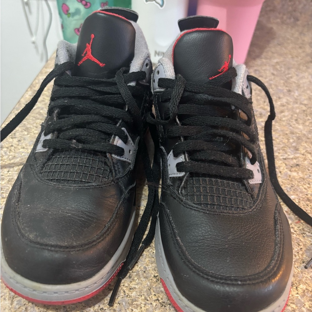 Air Jordan Black and Red Sneakers